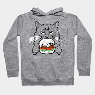 hungry, cute cat Hoodie